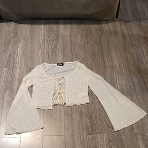 🔥3 for $15🔥cider Cream Bell Sleeve Top